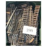 Vintage electric train tracks; 2' wide Vintage electric train tracks; 2' wide