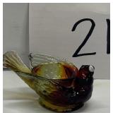 Vintage rubiana Bird w/ Berry open Salt holder Vintage rubiana Bird w/ Berry open Salt holder