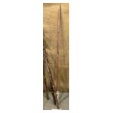 Lot of vintage fishing rods Lot of vintage fishing rods