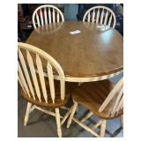 Kitchen table with (4) chairs Kitchen table with (4) chairs