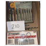 Mixed tools; hollow punch set & more