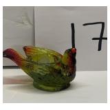 Vintage Rubina Bird w/ berry open Salt holder