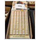 O-027 scale white picket fence O-027 scale white picket fence
