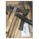 Mixed lot of hammers / hatchets