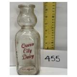 Queen City dairy milk jug - cumberland