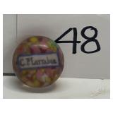 Vintage mini glass paper weight Vintage mini glass paper weight