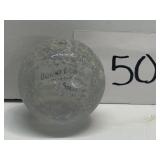 Vintage Glass Glove Paper Weight; 1967 Vintage Glass Glove Paper Weight; 1967