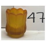 Vintage DEGENHART GLASS Orange glass Toothpick Vintage DEGENHART GLASS Orange glass Toothpick