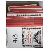 Lot of vintage almanacs 90s - 00s Lot of vintage almanacs 90s - 00s