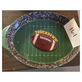 Encore Promotions Football Serving Platter Encore Promotions Football Serving Platter