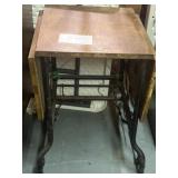 Vintage typewriter / sewing table 18x19x26