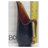 Unique vintage amber glass vase Unique vintage amber glass vase