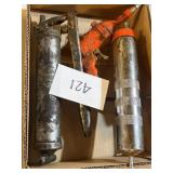 Lot of grease guns Lot of grease guns