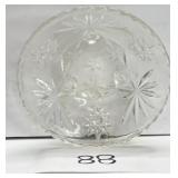 Vintage Star of David anchor hocking glass f