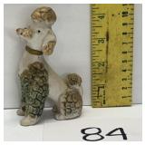 Poodle Japan 1950s Vintage Dog Figurine Statue