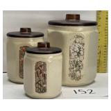 Vintage Aluminum canister set Vintage Aluminum canister set