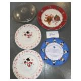 Christmas plate lot & more