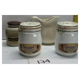 Vintage milk glass food containers & more Vintage milk glass food containers & more