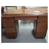 Vintage wooden desk; 44x22x32