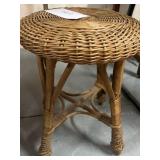 Vintage Wicker stool Vintage Wicker stool