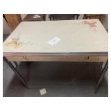 Vintage table with strawberries; 40x25x30 Vintage table with strawberries; 40x25x30