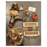 Harvest decor lot; autumn; pumpkin; scarecrow