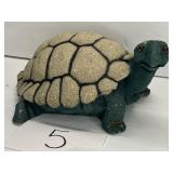 10" long garden turtle; outdoor decor