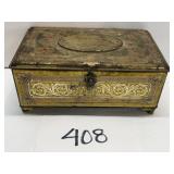 Vintage artstyle chocolate tin Vintage artstyle chocolate tin