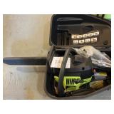 POULAN chain saw model P3416 w/ case POULAN chain saw model P3416 w/ case