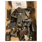 Model electric train accessory controllers Model electric train accessory controllers
