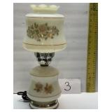 Vintage White milk glass hurricane style e Vintage White milk glass hurricane style e
