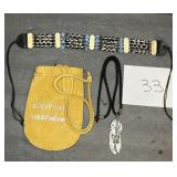 Iskitini Nashoba Indian pouch & more