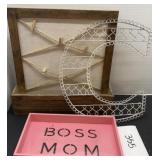 Wooden decorative wall / stand decor and more