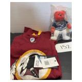 Redskins shirt : patriots bear
