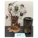 Metal Halloween tree and more