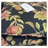 (2) decorative throw pillows