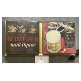 Vintage Budweiser Malt Liquor Lighted Beer Sign