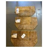 NEW Set Of 3 Bath Rugs