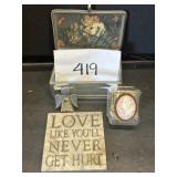 Vintage amazing grace music box & More