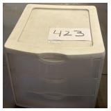Plastic 3 Drawer Organizer