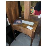 Singer sewing machine in table