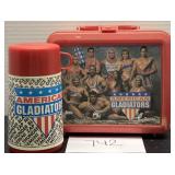 1992; Aladdin; American gladiators lunchbox set