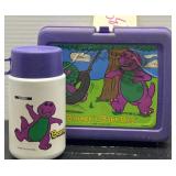 1992; thermos; Barney and baby boo lunchbox set