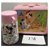 Vintage Aladdin Mickey and Minnie lunchbox Set