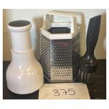 Kitchen Utensils Lot; Grater & More