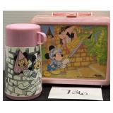 Vintage Aladdin Mickey and Minnie lunchbox Set