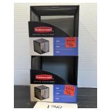 (2) Rubbermaid office solutions cube