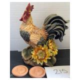Ceramic rooster / primitive / country decor
