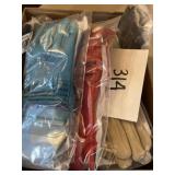 New winter gloves and hats