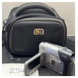 Canon ZR 850 video cam recorder and case